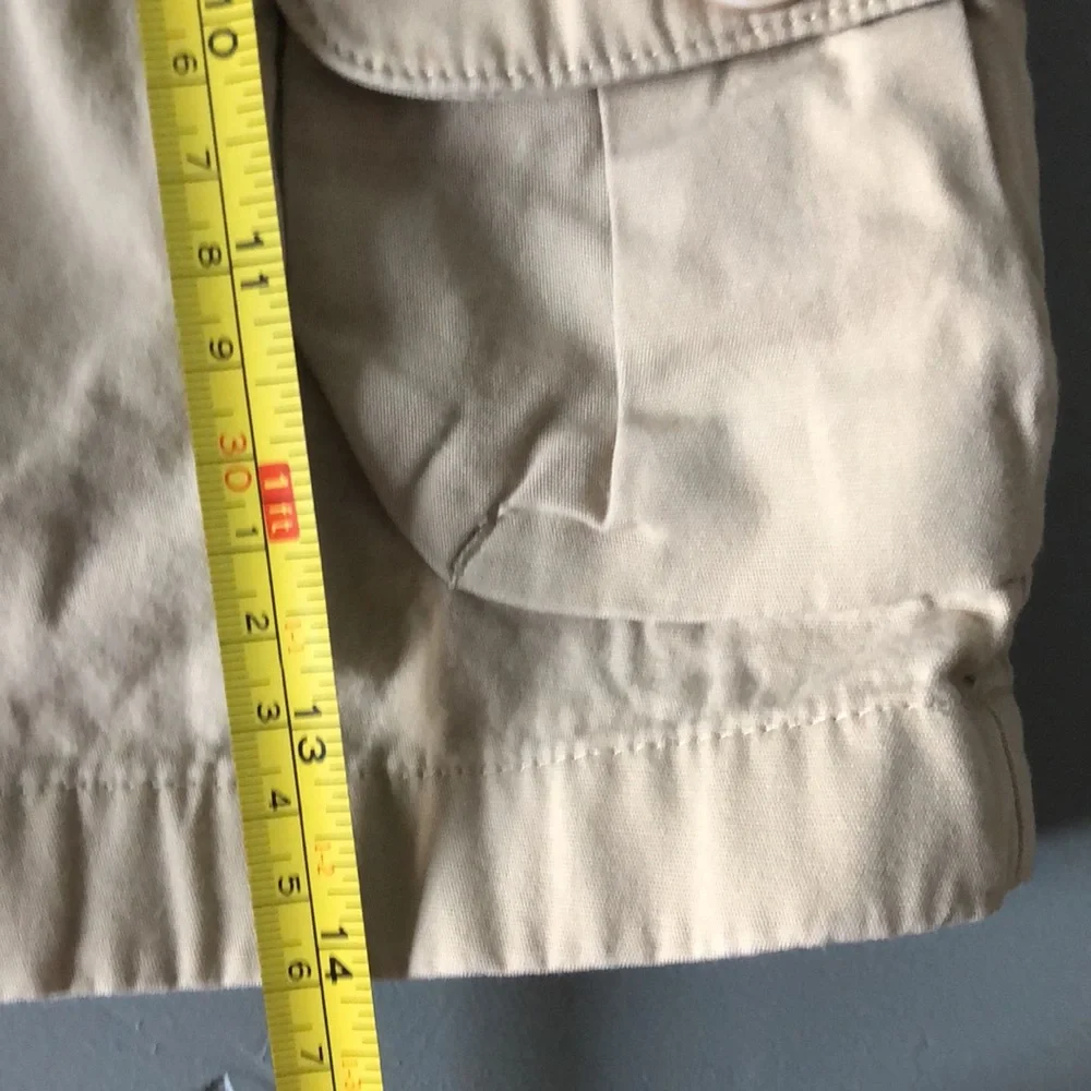 Land's End Skirt Girls Size 10 Tan Khaki Cargo‎